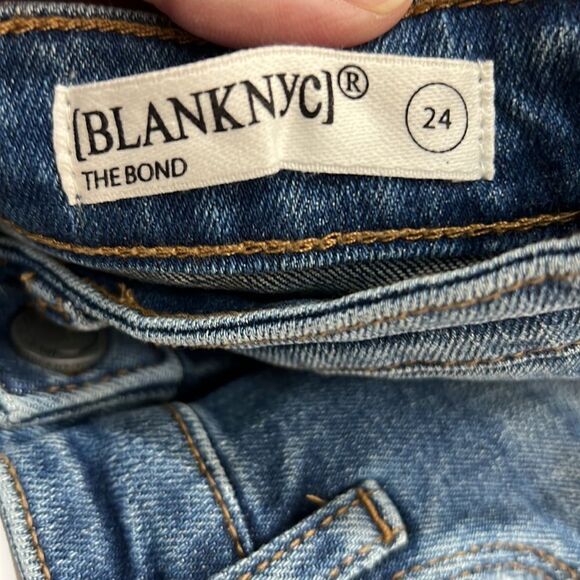 Blank NYC The Bond mid-rise skinny jeans size 24 NWT - Picture 12 of 13